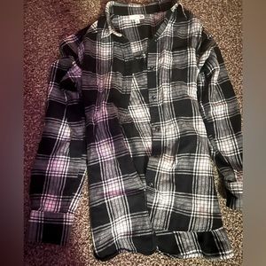 Black and white flannel.